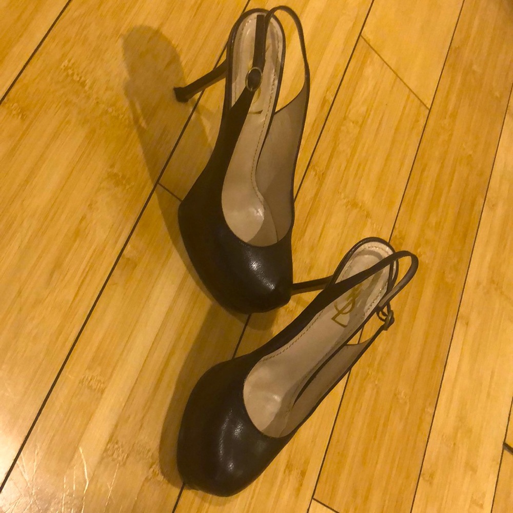YSL Black stilettos
